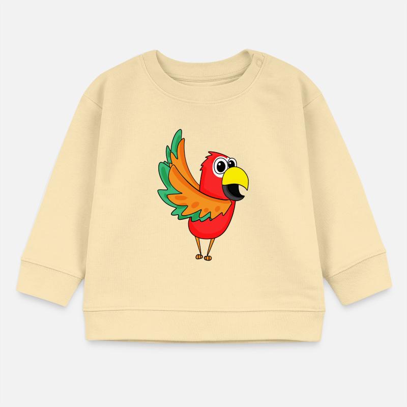 Jungle de perroquets Sweat bébé bio Stanley/Stella