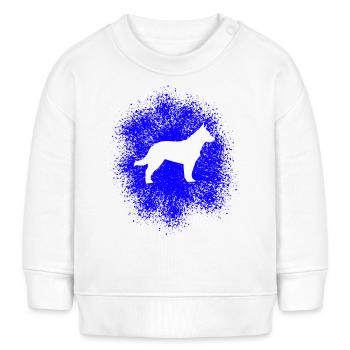 Schäferhund – Treuer Begleiter - Baby Organic Sweatshirt Baby Changer von Stanley/Stella - Creme - Vorne
