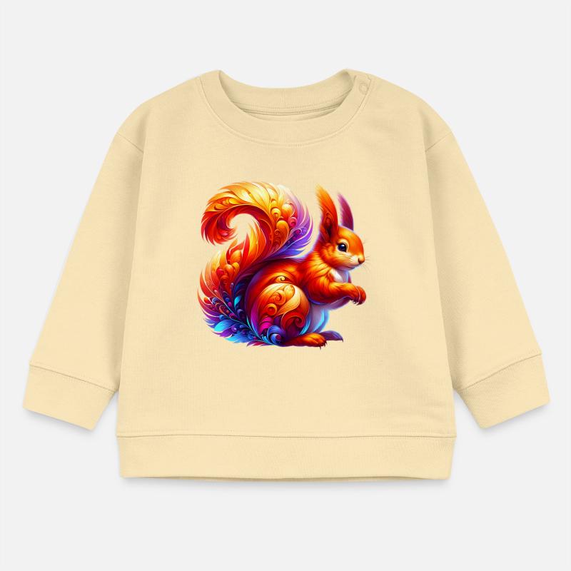 Eichhörnchen Baby Organic Sweatshirt Baby Changer von Stanley/Stella