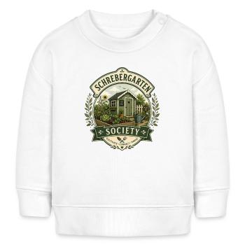 Schrebergarten Society - Baby Organic Sweatshirt Baby Changer von Stanley/Stella - Creme - Vorne