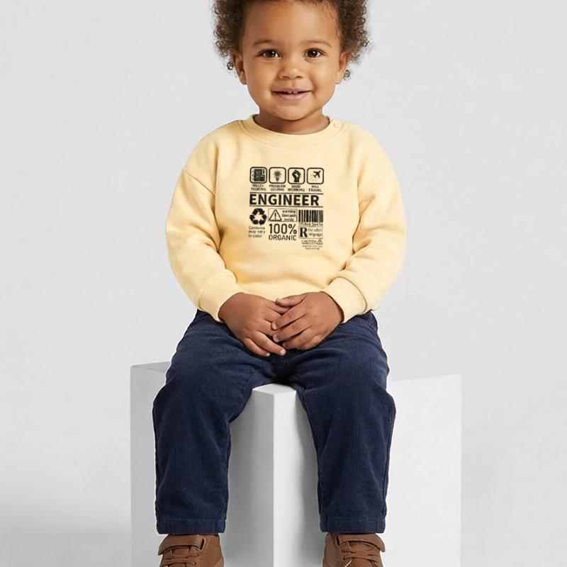 engineer multi tasking problem solving working Baby Organic Sweatshirt Baby Changer von Stanley/Stella