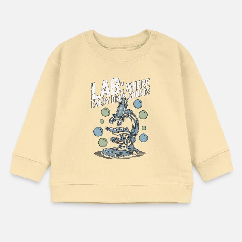 Lab Technician Lab Where Every Drop Scientist Baby Organic Sweatshirt Baby Changer von Stanley/Stella