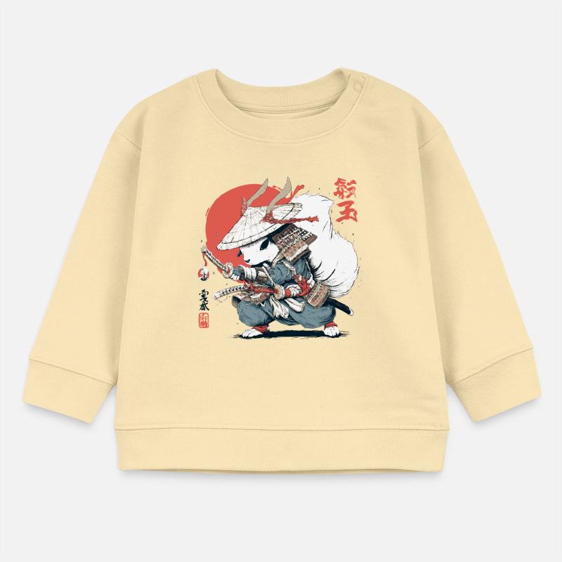 Samurai Squirrel Japanese Warrior Ukiyo-e Style Su Baby Sweatshirt by Stanley/Stella