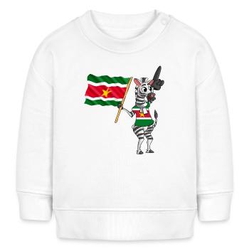 Surinamer zebra - Baby Sweatshirt by Stanley/Stella - cream - Front