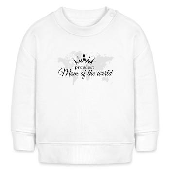 Maman la plus fière du monde - Sweat bébé bio Stanley/Stella - crème - Devant