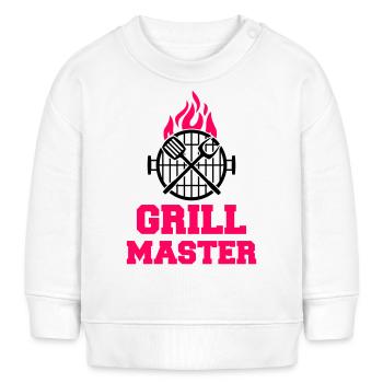 grill master - Baby Organic Sweatshirt Baby Changer von Stanley/Stella - Creme - Vorne