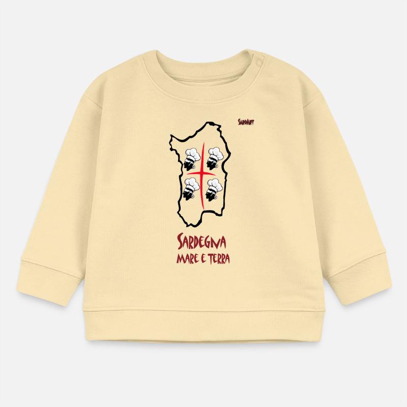 Sardegna - Mare e Terra Baby Organic Sweatshirt Baby Changer von Stanley/Stella