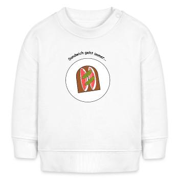 Le sandwich fonctionne toujours - Sweat bébé bio Stanley/Stella - crème - Devant