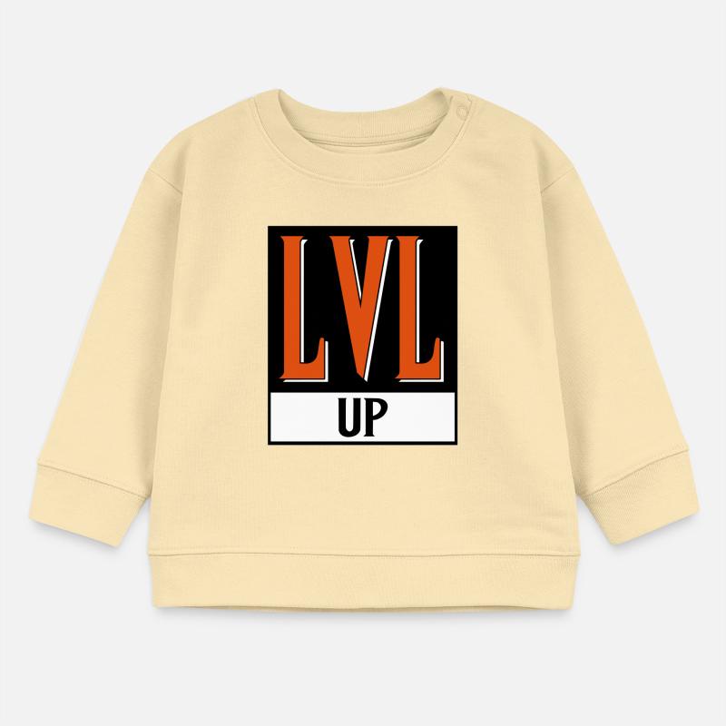 level up nerd cod Baby Organic Sweatshirt Baby Changer von Stanley/Stella