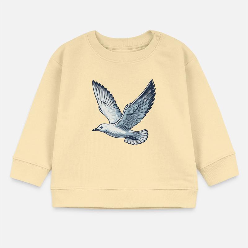 Möwe Baby Organic Sweatshirt Baby Changer von Stanley/Stella