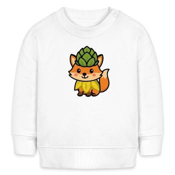 Bud fox - Baby Sweatshirt by Stanley/Stella - cream - Front