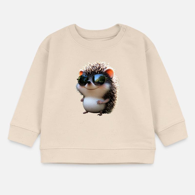 Hérisson Hérisson à ventre blanc Hérisson épineux Amour Hérisson mignon Sweat bébé bio Stanley/Stella