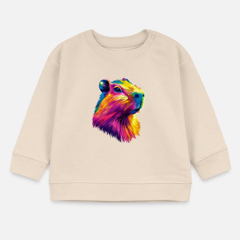 Capybara Be Capy Capybara Funny Capybara Baby Sweatshirt by Stanley/Stella