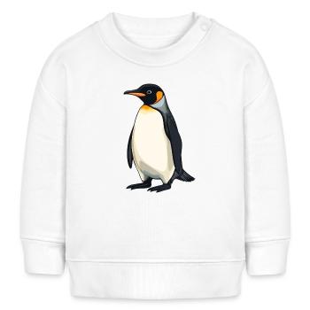 Pinguine Pinguin - Baby Organic Sweatshirt Baby Changer von Stanley/Stella - Creme - Vorne