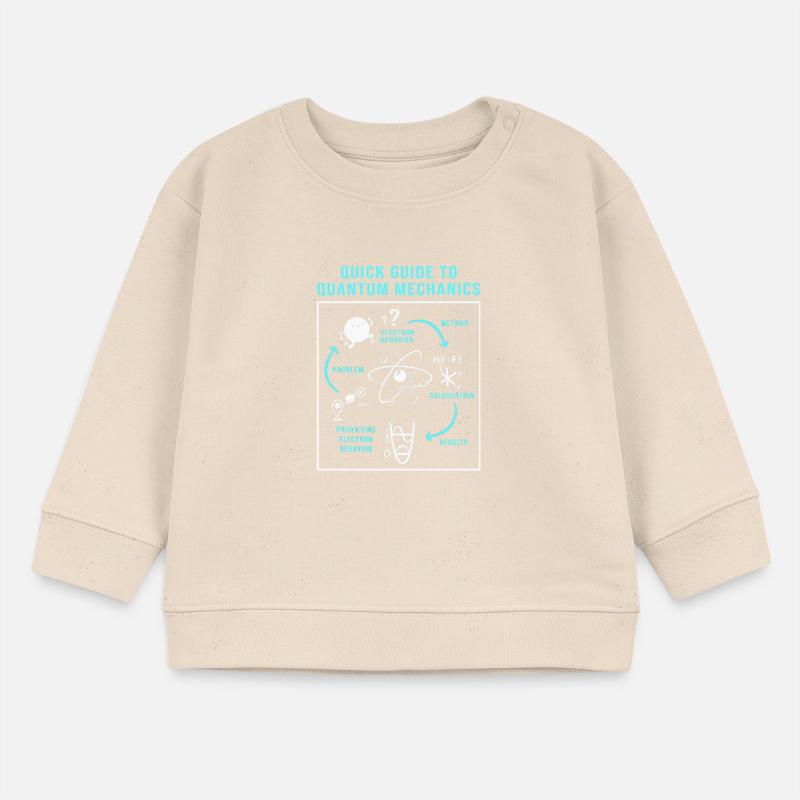 Quantenphysik Quanten Physik Quantensprung Baby Organic Sweatshirt Baby Changer von Stanley/Stella