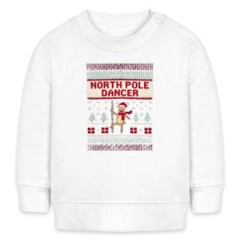 Danseuse du pôle Nord – Noël inapproprié pour - Sweat bébé bio Stanley/Stella - crème - Devant