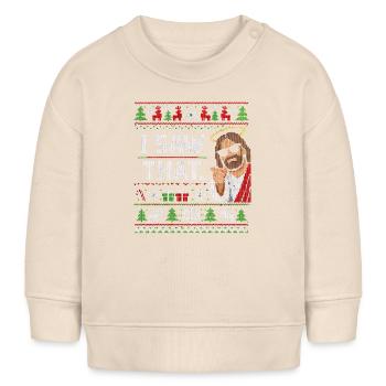 J’ai ce Jésus drôle dans le Weihn moche - Sweat bébé bio Stanley/Stella - écru doux - Devant
