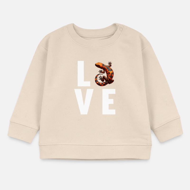 Feuersalamander Salamander Baby Organic Sweatshirt Baby Changer von Stanley/Stella