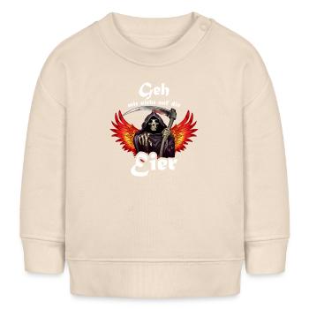 Wing Reaper with Scythe - Baby Sweatshirt by Stanley/Stella - soft Ecru - Front