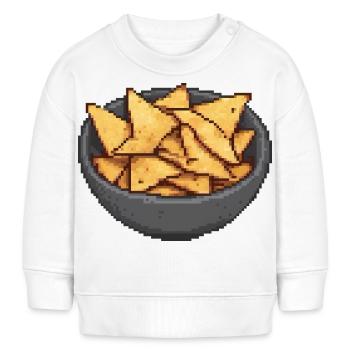 Crunchy Pixels Snack Bowl - Baby Sweatshirt by Stanley/Stella - cream - Front