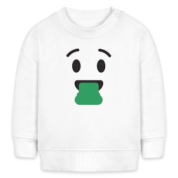 Émoticône Costume de Main Costume de Groupe de Carnaval - Sweat bébé bio Stanley/Stella - crème - Devant