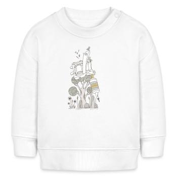 Machine à tatouer - Sweat bébé bio Stanley/Stella - crème - Devant