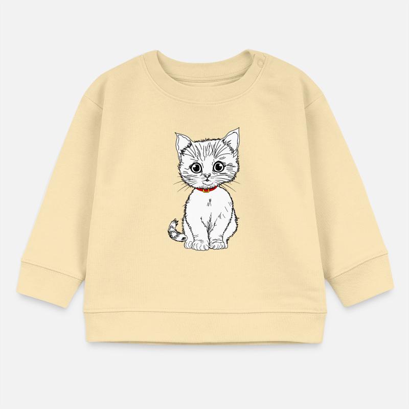 blanc Sweat bébé bio Stanley/Stella