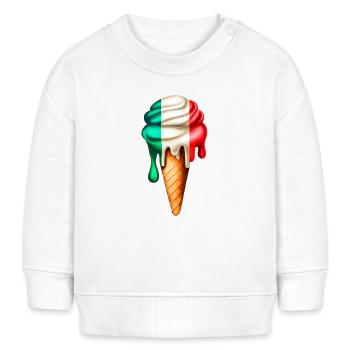 Italien Eiswaffel - Baby Organic Sweatshirt Baby Changer von Stanley/Stella - Creme - Vorne