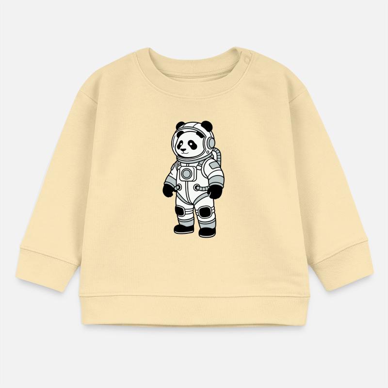 Combinaison spatiale panda bear Sweat bébé bio Stanley/Stella