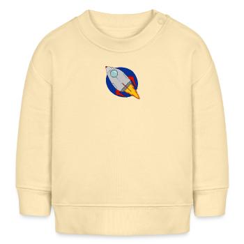 Rocket - Baby Sweatshirt by Stanley/Stella - cream - Front