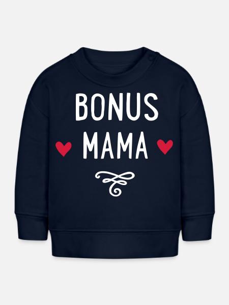 Bonus Mama - Baby Organic Sweatshirt Baby Changer von Stanley/Stella - Navy