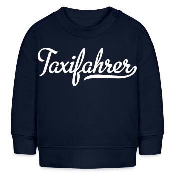 Taxifahrer - Baby Organic Sweatshirt Baby Changer von Stanley/Stella - Navy - Vorne
