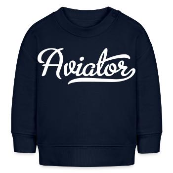 Aviator - Baby Sweatshirt by Stanley/Stella - navy - Front