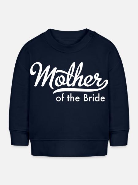 Mutter der Braut - Baby Organic Sweatshirt Baby Changer von Stanley/Stella - Navy