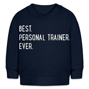 Personal Trainer - Baby Sweatshirt by Stanley/Stella - navy - Front
