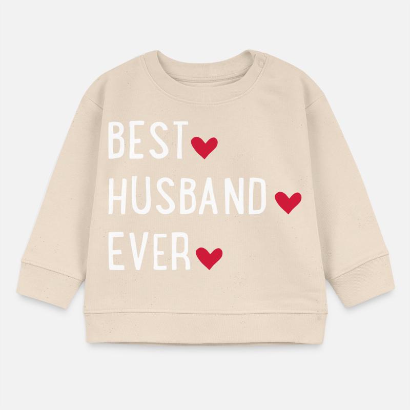 Bester Ehemann Baby Organic Sweatshirt Baby Changer von Stanley/Stella