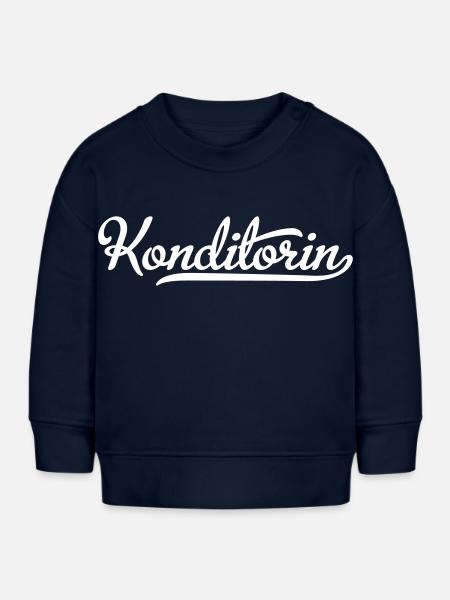 Konditorin - Baby Organic Sweatshirt Baby Changer von Stanley/Stella - Navy