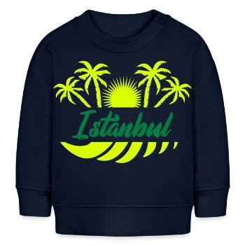 istanbul - Baby Organic Sweatshirt Baby Changer von Stanley/Stella - Navy - Vorne