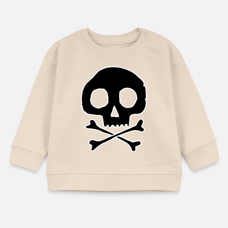 Skull and bones Baby Sweatshirt by Stanley/Stella