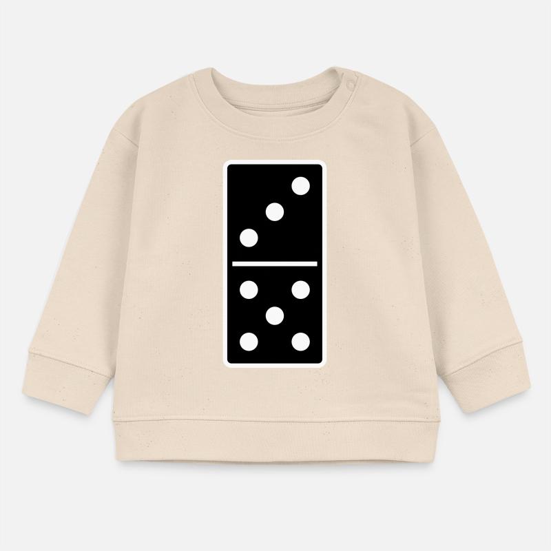 DOMINO STONE 3: 5 - COULEUR VARIABLE - CONCEPTION DE VECTEUR! Sweat bébé bio Stanley/Stella