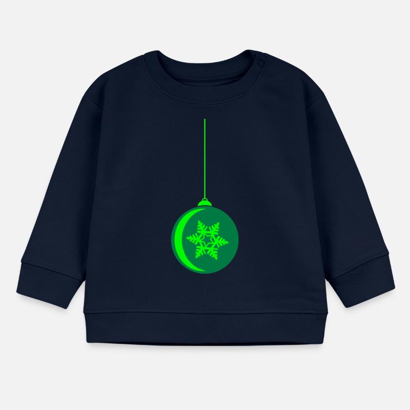 weihnachtskugel stern Baby Organic Sweatshirt Baby Changer von Stanley/Stella