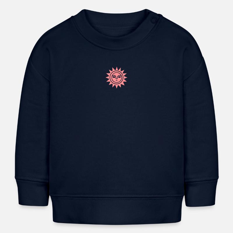Collaboration d’artiste avec Lisa Sedivy - Dim - Sweat bébé bio Stanley/Stella - bleu marine