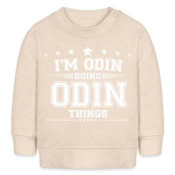 Odin - Sweat bébé bio Stanley/Stella - écru doux - Devant