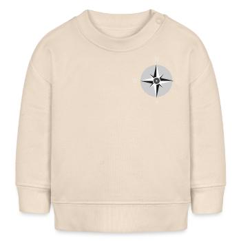 Kompass - Baby Organic Sweatshirt Baby Changer von Stanley/Stella - Natur - Vorne