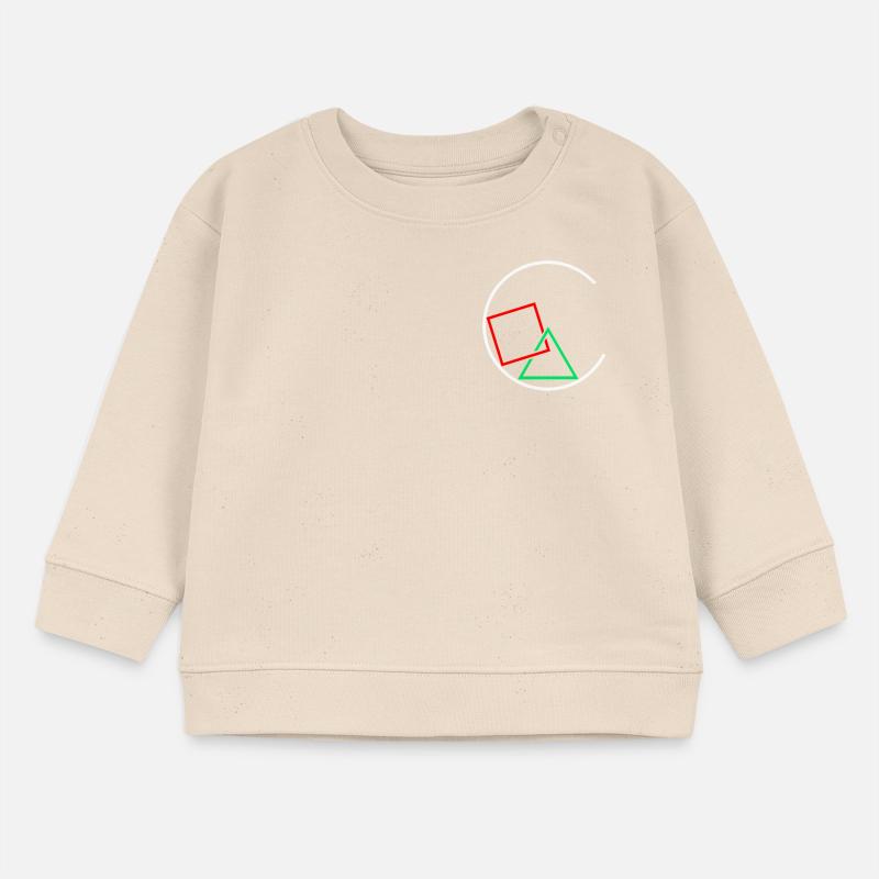 Square and triangle in a circle Baby Sweatshirt by Stanley/Stella