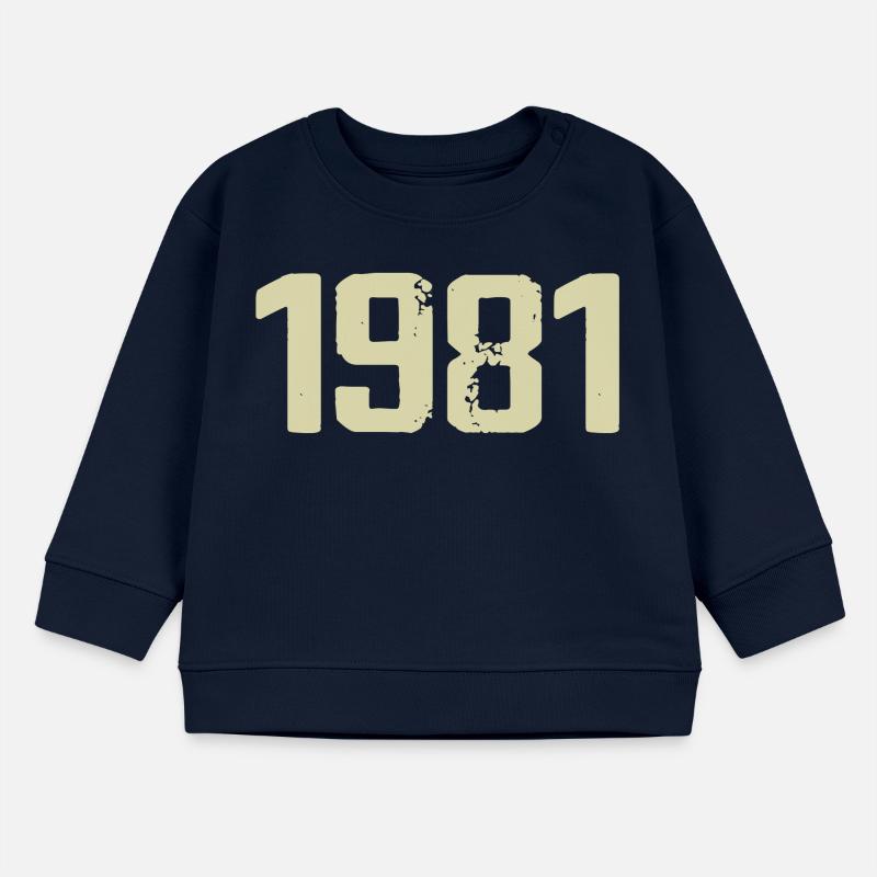 Jubiläum 1981 Baby Organic Sweatshirt Baby Changer von Stanley/Stella