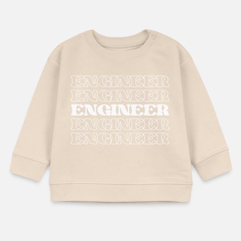 Engineer Designer Developer Technician Builder Baby Sweatshirt by Stanley/Stella