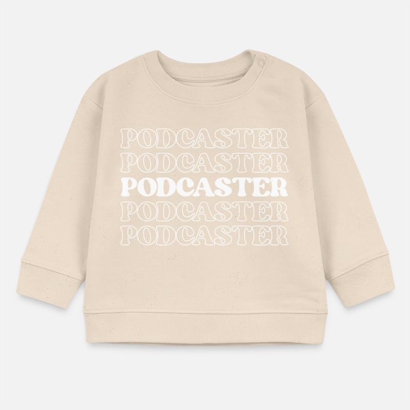 Podcaster, Moderator, Radiomoderator Baby Organic Sweatshirt Baby Changer von Stanley/Stella