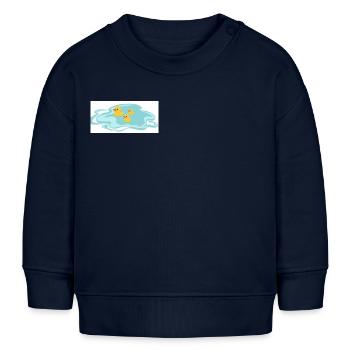 Splash! First big dive - Baby Sweatshirt by Stanley/Stella - navy - Front