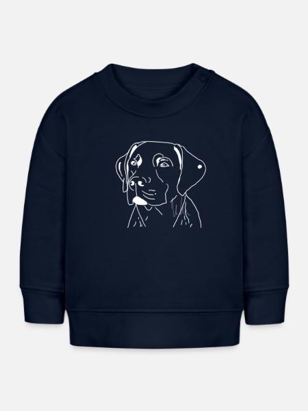 Labrador - Baby Organic Sweatshirt Baby Changer von Stanley/Stella - Navy